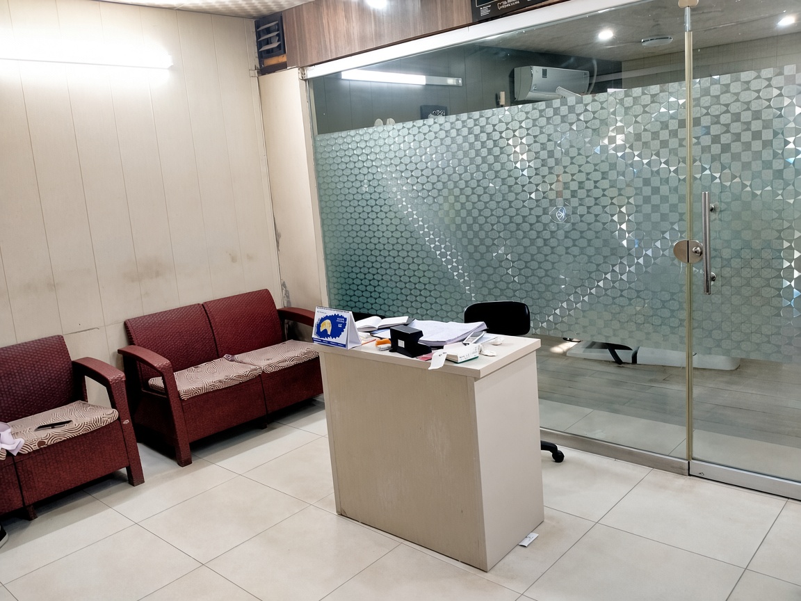 Modern dental clinic interior at Atif Dental Clinic and Implant Centre, Lahore